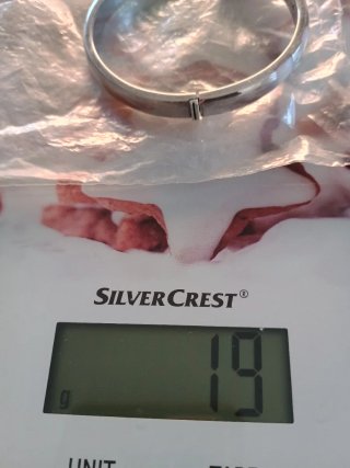 Bracciale in argento lucido