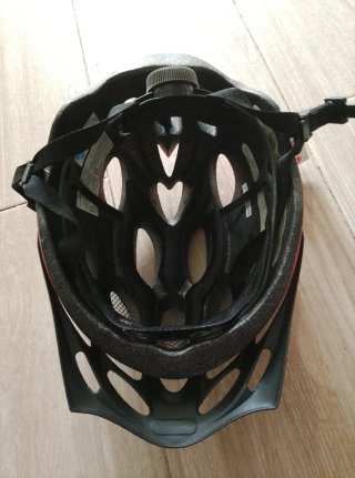 Casco bici niño ABUS rojo/negro