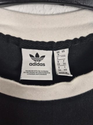 Adidas Trefoil Ringer T-Shirt Black Talla S