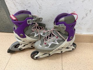 Patines Oxelo Morado/Gris Talla 32-35