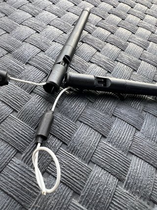 2 Antenas WiFi Negras para soldar