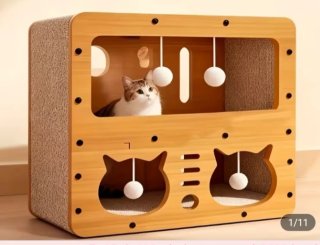 Rascador para gatos de cartón