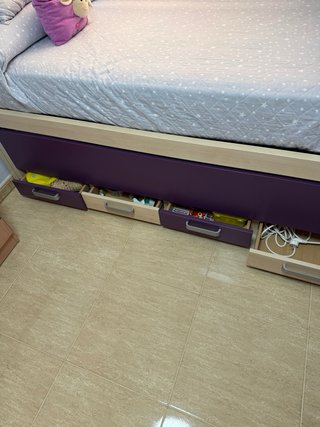 Cama nido 2 camas + 4 cajones