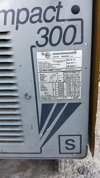 Soldadora Hilo Maxi Compact 300 - 380V