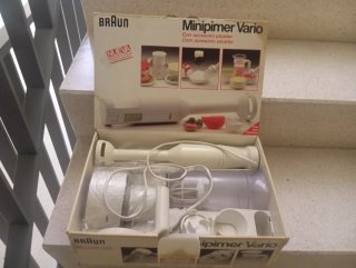 Batidora Braun Minipimer Vario con accesorios