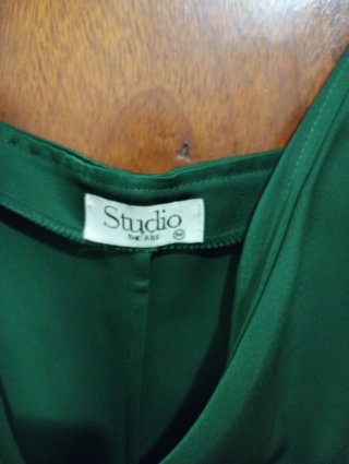 Vestido largo verde