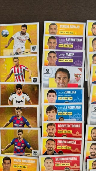 54 Panini Fútbol Cromos La Liga 2020-2021 Este