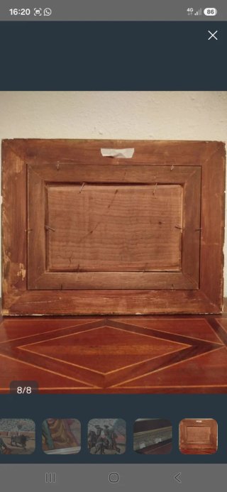 Cuadro Óleo Torero Tablilla