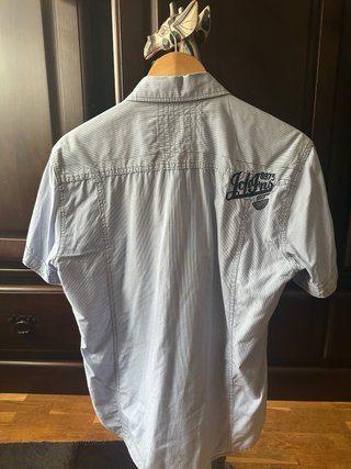 Camisa Jack&Jones manga corta azul Talla L