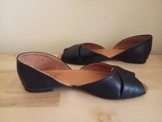 Sandalias de Piel Negras