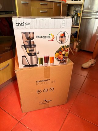 Pack Kenwood Cookeasy Platinum + Extractor de zumo