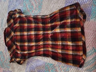 Blusa de cuadros mujer