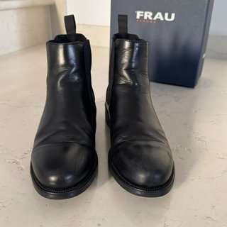 Stivaletti Frau Chelsea Pelle Neri