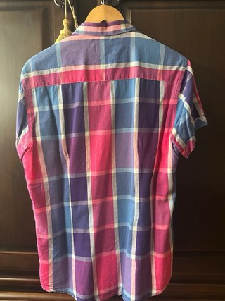 Camisa Fishbone Manga Corta Talla L