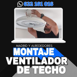 INSTALACION VENTILADOR DE TECHO|PROFESIONAL MADRID