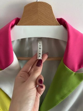 Blazer Donna Lumina Colorblock Taglia S