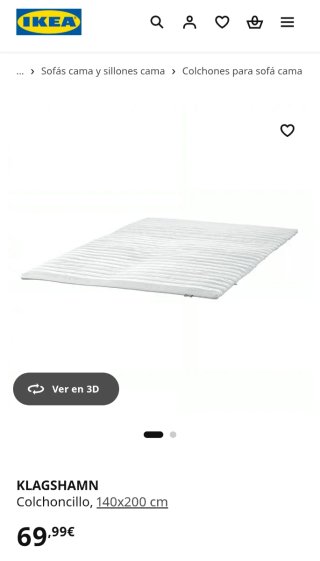 Sofá cama Friheten IKEA + colchoncillo