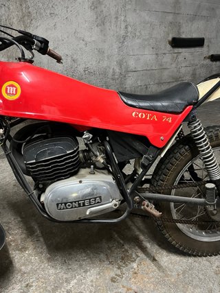 Montesa Cota 74 Clásica Trial Roja
