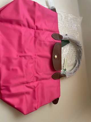 Bolso Mediano Rosa y Marrón