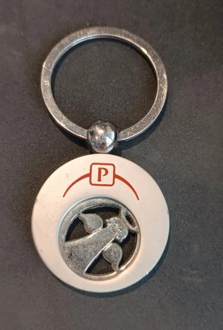 Portachiavi Gettone Carrello Spesa Angelo P