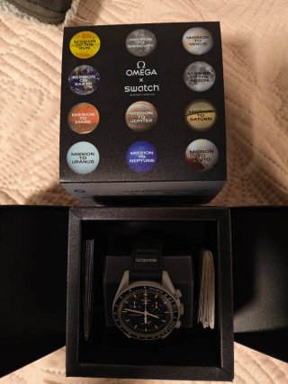Omega Moonswatch Bioceramic Nero