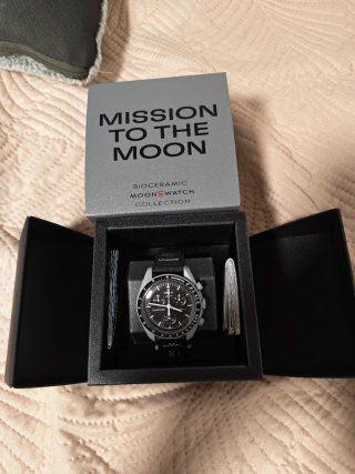 Omega Moonswatch Bioceramic Nero