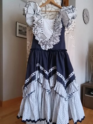 Traje de flamenca Manuela Macias