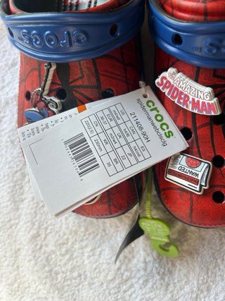 Crocs Spiderman Talla 36-37