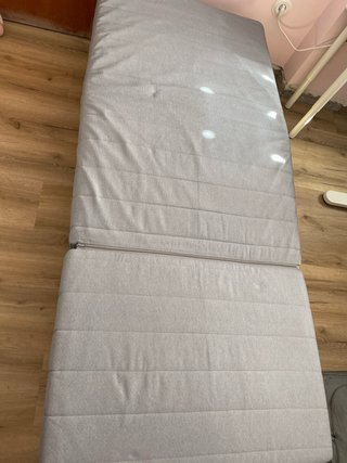 Sillón cama blanco convertible