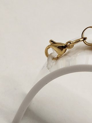 Pulsera esclava chapado oro apellido Hernandez