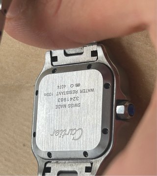 Reloj Cartier Oro y Plata