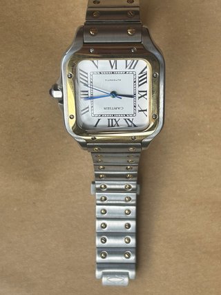 Reloj Cartier Oro y Plata