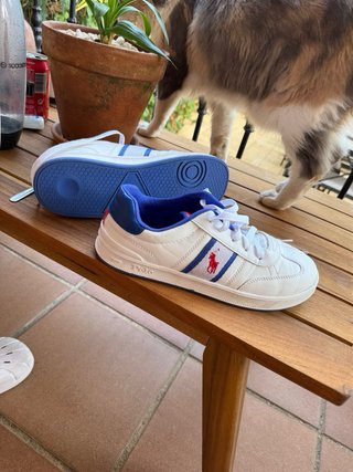 Zapatillas Polo Ralph Lauren Blancas Talla 36