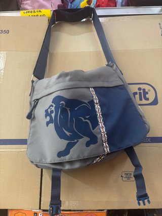Borsa a tracolla grigia