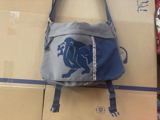 Borsa a tracolla grigia
