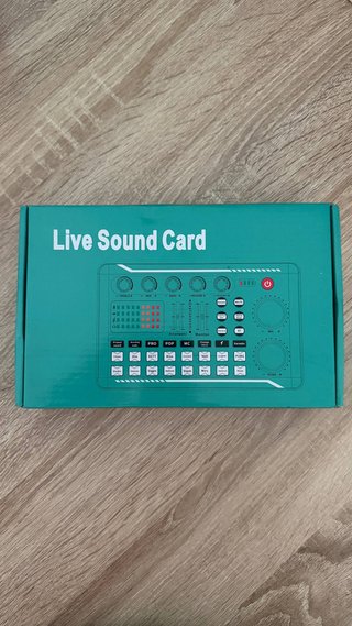 Live Sound Card F988 Mixer Audio - NUOVA