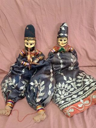 Pareja de Marionetas Kathputli