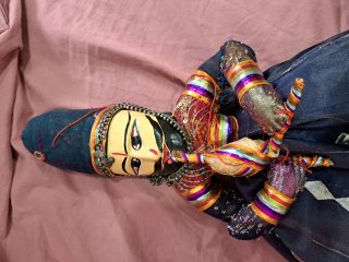Pareja de Marionetas Kathputli