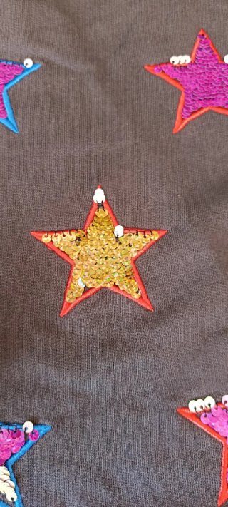 Vestido Desigual niña estrellas lentejuelas