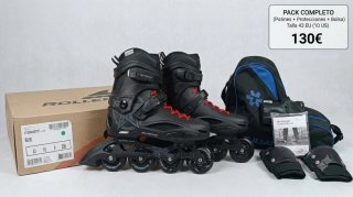 Patines Rollerblade RB 80 Talla 43 + Pack