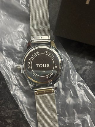 Reloj Rosa Malla Metálica