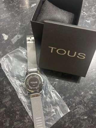 Reloj Rosa Malla Metálica
