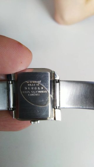 Orologio Seiko vintage quadrante blu
