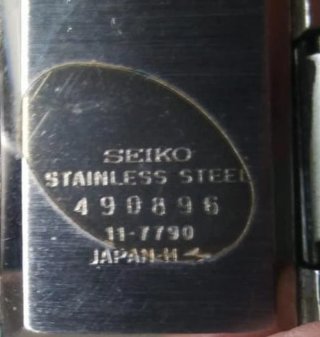 Orologio Seiko vintage quadrante blu