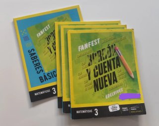 Libros Matemáticas 3° Primaria Fanfest Edelvives