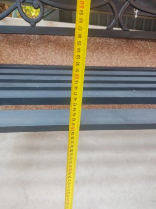 Banco de hierro forjado para exterior