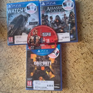 PS4: RDead Redemption2, Assassin Creed, call duty