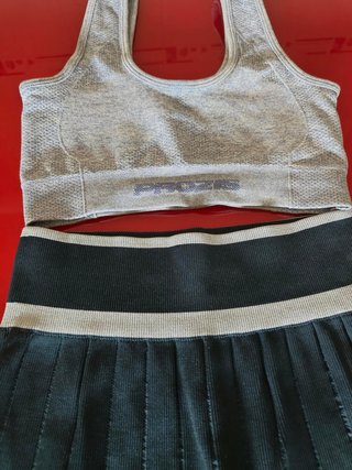 Conjunto deportivo Prozis gris y azul