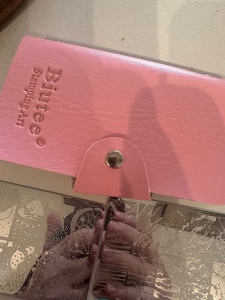 Placas de sellos para uñas con bolsa