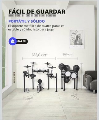 Batería Electrónica Donner DED-200